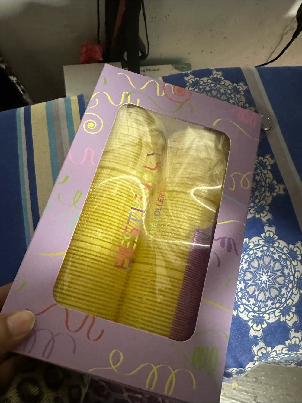 BEST LUV Yellow Hair Rollers -
